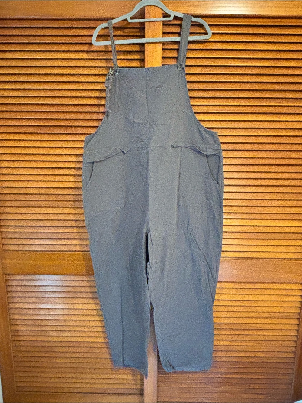 Women’s Olive Green Cotton Overalls Jumpsuit